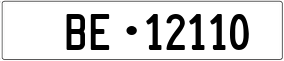 Truck License Plate